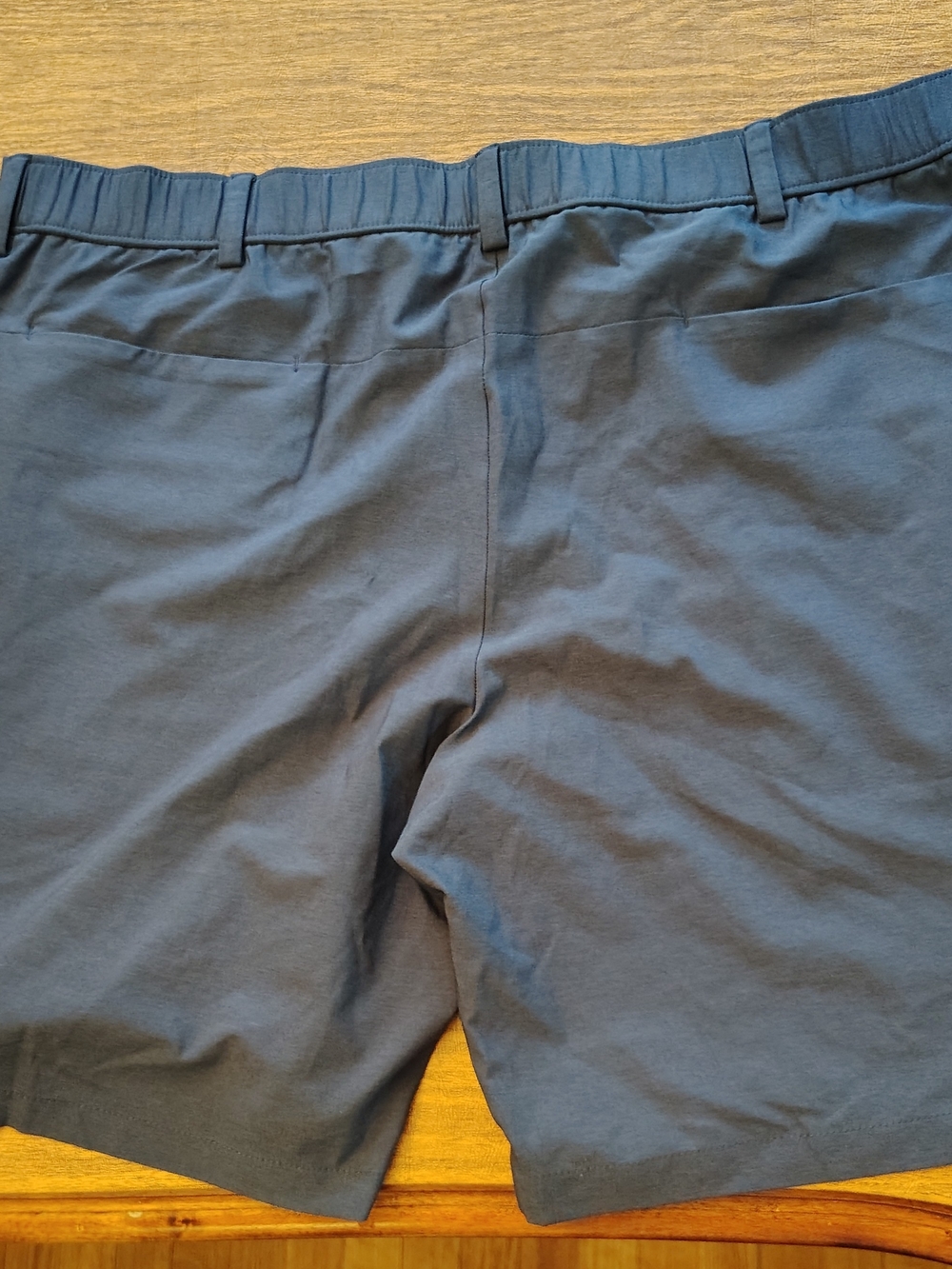 Men's Navy Casual Stretch Shorts - Picture 4 of 6